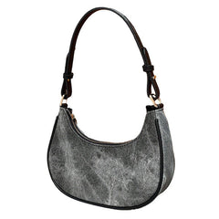 Bolso hobo de color oscuro lavado
