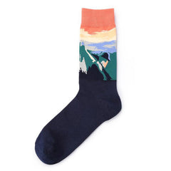 Verzweiflung Munch Socken