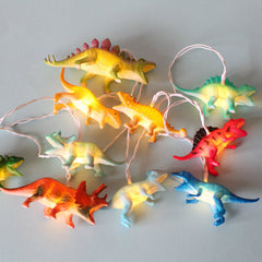Lichterketten mit Dinosauriern