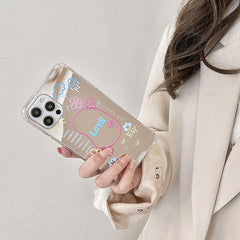 Funda para iPhone con espejo garabateado