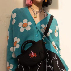 Strickjacke „Dreams Of Daisies“