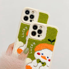 Duck Embroidery Case For IPhone