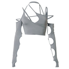 E-Girl Ästhetisches Cut-Out-Top