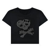 Kurzes Top mit Emo-Mädchen