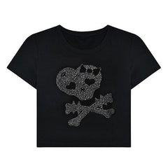 Kurzes Top mit Emo-Mädchen