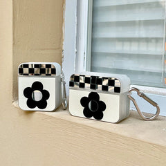 Airpods-Hülle mit Blumen-Spiegel