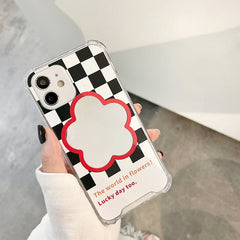 Flower Mirror Case For IPhone