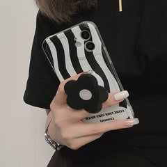 Blumenwellen iPhone-Hülle