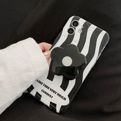 Blumenwellen iPhone-Hülle