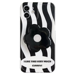 Blumenwellen iPhone-Hülle