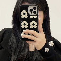 Blumen Fuzzy iPhone-Hülle