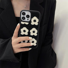 Blumen Fuzzy iPhone-Hülle