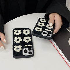 Blumen Fuzzy iPhone-Hülle