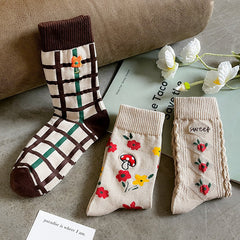 Forestcore Ästhetische Socken