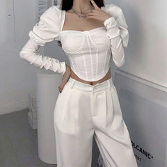 Französisches Sommer-Korsett-Top