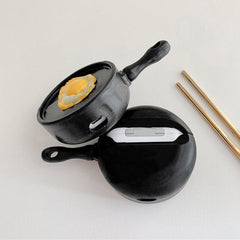 Estuche para AirPods con forma de huevo frito