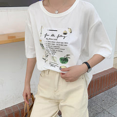 T-Shirt mit Fruchtkuchenfüllung