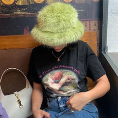 Flauschiger Fischerhut