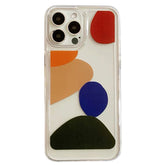 Geometric Print Clear Case For IPhone