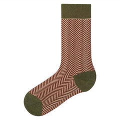 Socken mit geometrischem Muster