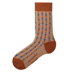 Socken mit geometrischem Muster