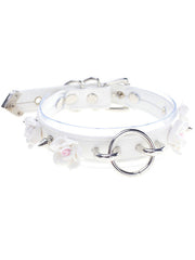 Gargantilla de rosas góticas