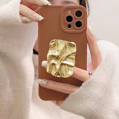 Golden Brown Case For IPhone