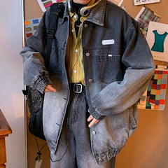 Baggy-Jacke mit Farbverlauf