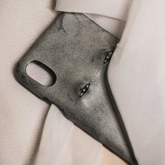 Grunge ästhetische Augen iPhone-Hülle