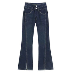 Schlagjeans im Grunge-Stil