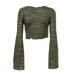 Langärmliges Oberteil mit Grunge-Fee-Motiv