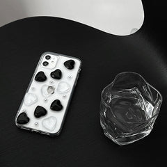 Grunge-Herzen iPhone-Hülle