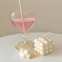 Herzförmige Vase „French Morning“