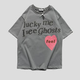 Lucky Me I see Ghosts T Shirt for Men