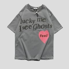 Lucky Me I see Ghosts T Shirt for Men