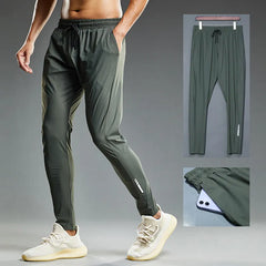 Elastic Men's Running Sport Pants Jogging, Training