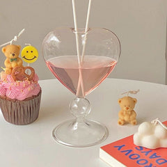 Herzförmige Vase „French Morning“