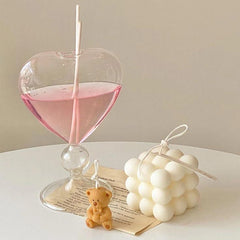 Herzförmige Vase „French Morning“