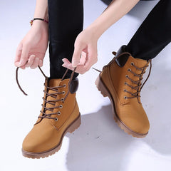 Botas de tacón cuadrado hasta el tobillo