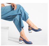 Classics Genuine Leather Heel Sandals