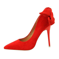 Zapatos básicos de tacón alto con tiras en el tobillo y tacón aterciopelado