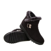 Warm Waterproof Anti-Slip Ankle Boots With Faux Fur Lining