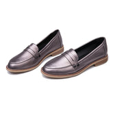 Lässige Loafer mit runder Spitze