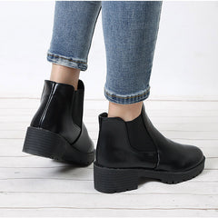 Botines Chelsea casuales con plataforma
