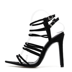 Sandalias de fiesta de tacón alto y fino