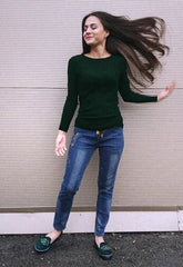 Mocasines planos sin cordones