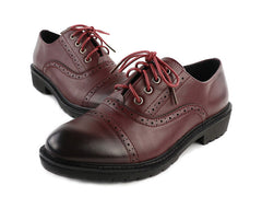 Flache Oxfords