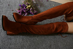 & Zapatos de tacón cuadrado