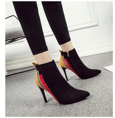 Botines de tacón alto