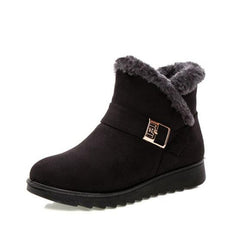 Warme, wasserdichte, rutschfeste Stiefeletten mit Kunstfellfutter